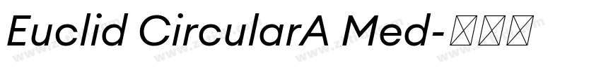 Euclid CircularA Med字体转换